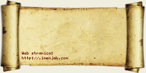 Jana Pejčinović vizit kartica